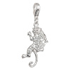 Sada šperkov s krištáľmi Swarovski náušnice a prívesok šedá srdce 39003.4