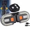 LAMPA NA BICYKEL ZADNÁ SMEROVKA zadná časť na bicykel signalizátor USB + PILOT