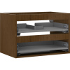 Mexen Box-A korpus skrinky pod umývadlo 70 cm, 2 zásuvky, orech - 91AX0-0700-470-2-86
