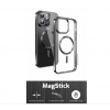 Swissten SWISSTEN POUZDRO CLEAR JELLY MagStick METALLIC PRO IPHONE 14 PRO MAX ČERNÉ