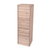 Mereo Opto kúpeľňová skrinka vysoká 125 cm, pravé otváranie, Multidecor, Dub Nelson CN995PDNLS