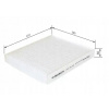 Bosch 1 987 432 053 Filter, ventilácia priestoru pre cestujúcich