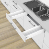 BLUM K-BLUM Antaro M 500 mm/30 kg, Blumotion/TOB, sivá R9006, skrutka, drez