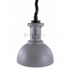 Lampa v prevedení - strieborno-šedá farba (⌀23) - bez žiarovky 7230396
