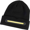 Čiapka Strend Pro beanie, 40x LED, čierna, akrylové vlákna, 750 mAh batéria