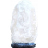 Soľná lampa - Soľná lampa 6-8 kg bielej soľnej základne šedá mramor (Soľná lampa 6-8 kg bielej soľnej základne šedá mramor)