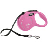 Flexi Vodítko Classic S pások 5m růžové