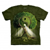 Tričko unisex The Mountain Yin Yang Tree - zelené, XXL