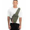 Alpha Industries taška na rameno Label Sling bag dark olive Veľkosť: Unisex, Farba: zelená