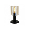Italux TB-5581-1-BK+AMB Sardo stolová lampa 1xE27 40W