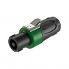 Roxtone RS4F-N-GN - zelený reproduktorový konektor 4-pin