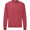 F.O.L. | Classic Raglan Sweat, Raglánová mikina, červená Vintage Heather, L