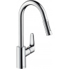 Hansgrohe 31815000 Focus páková kuchynská batéria s vyťahovacou sprškou, chróm 31815000