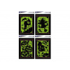 MFP okenná fólia halloween svietiaca HA007 30x20cm 1042336