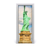 Fototapeta samolepiace na dvere socha Slobody 75x205