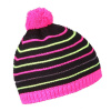 Husky Detská čiapka Cap 34, čierna/neon ružová