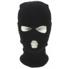 Kukla MFH pletená Balaclava 3 otvory čierna