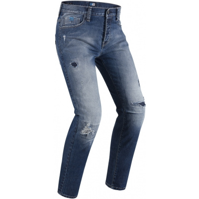 Pmj promo jeans Pánské moto jeansy PMJ Street (Velikost: 44, Barva: modrá)