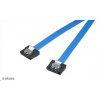 AKASA kabel Super slim SATA3 datový kabel k HDD,SSD a optickým mechanikám, modrý, 30cm AK-CBSA05-30BL