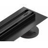 Mexen Flat 360° Slim odtokový žľab otočný 180 cm, čierna - 1741180