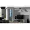 Cama Meble Obývačka SOHO 11, biely mat/sivý lesk