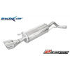 Zadní s tlumiče společně sfinal exit 2 x průměru 80 X-RACE Inoxcar racing WPO.20.XR80