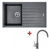 Sinks Drezy PERFECTO 860 Titanium + Vitalia GR