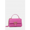 Kožená kabelka Pinko 100043.A0GK ružová ONE SIZE