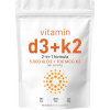Vitamín D3 5000 IU + K2 MK-7 100 mcg, 180 Mäkkých Kapsúl, Formula 2 v 1, Bez GMO