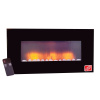 IGOTHERM IGOTHERM, Elektrický nástěnný krb s dálkovým ovládáním a ventilátorem VANCOUVER 1000/2000W, 220-240V/50Hz, 94x48x12cm