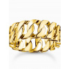 Thomas Sabo TR2497-413-39-64 Unisex Ring - Wide gold-plated chain links