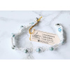 Iva Džubanová - Lutien (originálne šperky) Elegantný náramok Lutien - Larimar (19 cm), Novinka