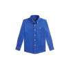 Ľanová košeľa Polo Ralph Lauren 322967600500 modrá 88-93
