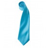 Premier Workwear Pánska saténová kravata PR750 Turquoise -ca. Pantone 312 144 x 8,5 cm