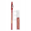 Eveline Cosmetics Oh! My Velvet Lips Liquid Matt Lip Kit sada matný tekutý rúž 4.5 ml + kontúrka na pery 13 Brownie Biscotti
