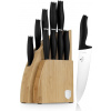 Berlingerhaus Súprava nožov so stojanom BAMBOO 10 ks Matte Black Collection