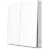 dvoj tlačidlový batériový vypínač zigbee AQARA Wireless Remote Switch H1 Double Rocker (WRS-R02) (AQARA-WRS-R02-1003)