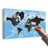 Obraz na korku moderná mapa sveta