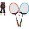 Teddies Súprava badminton 2 pálky/látka 60cm 2 ks loptička/košíček