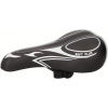 Dunlop sedlo na horský bicykel Sedlo na bicykel MTB sedlo zo syntetickej kože vrátane penovej výplne sedlovky 27 x 16,5 x 9,6 CM čierna/biela