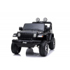 BABY MIX Detské elektrické autíčko Baby Mix Jeep Wrangler Rubicon čierne