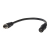 Anténny adaptér pre DVB-T - 3,5 mm mono JACK/F konektor (10 cm)