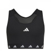 adidas TECHFIT Power React Bra Juniors Black/White 11-12 Years