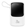 Baseus Power Bank 10000mAh Qpow Pro - USB + TypC - PD20W s káblom Lightning (PPQD060002)