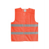 Reflexná vesta , security orange, M Farba: security orange, XL