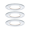 Paulmann Nova vstavané svietidlo do kúpeľne sada 3 ks LED LED 18 W IP44 chróm (lesklý); 93463