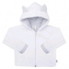New Baby Luxusný detský zimný kabátik s kapucňou Snowy collection Biela