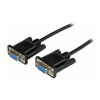 STARTECH 1m Black DB9 RS232 Null Modem Cable F/F, STARTECH 1m Black DB9 RS232 Null Modem Cable F/F SCNM9FF1MBK