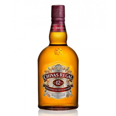 Chivas Regal 12y 40% 1 l (čistá fľaša)