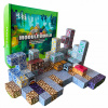 Magnetické kocky Minecraft Kocky Silný Magnet 128 KS + 3 ĽUDIA